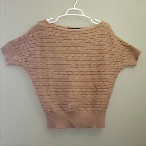 ⭐Ralph Lauren Off-the-Shoulder Tan Sweater